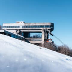 téléphérique hiver